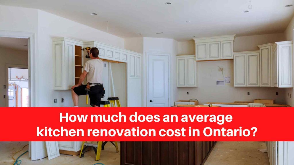 How much does an average kitchen renovation cost in Ontario
